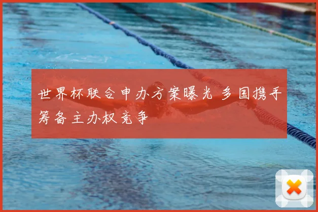 世界杯联合申办方案曝光 多国携手筹备主办权竞争